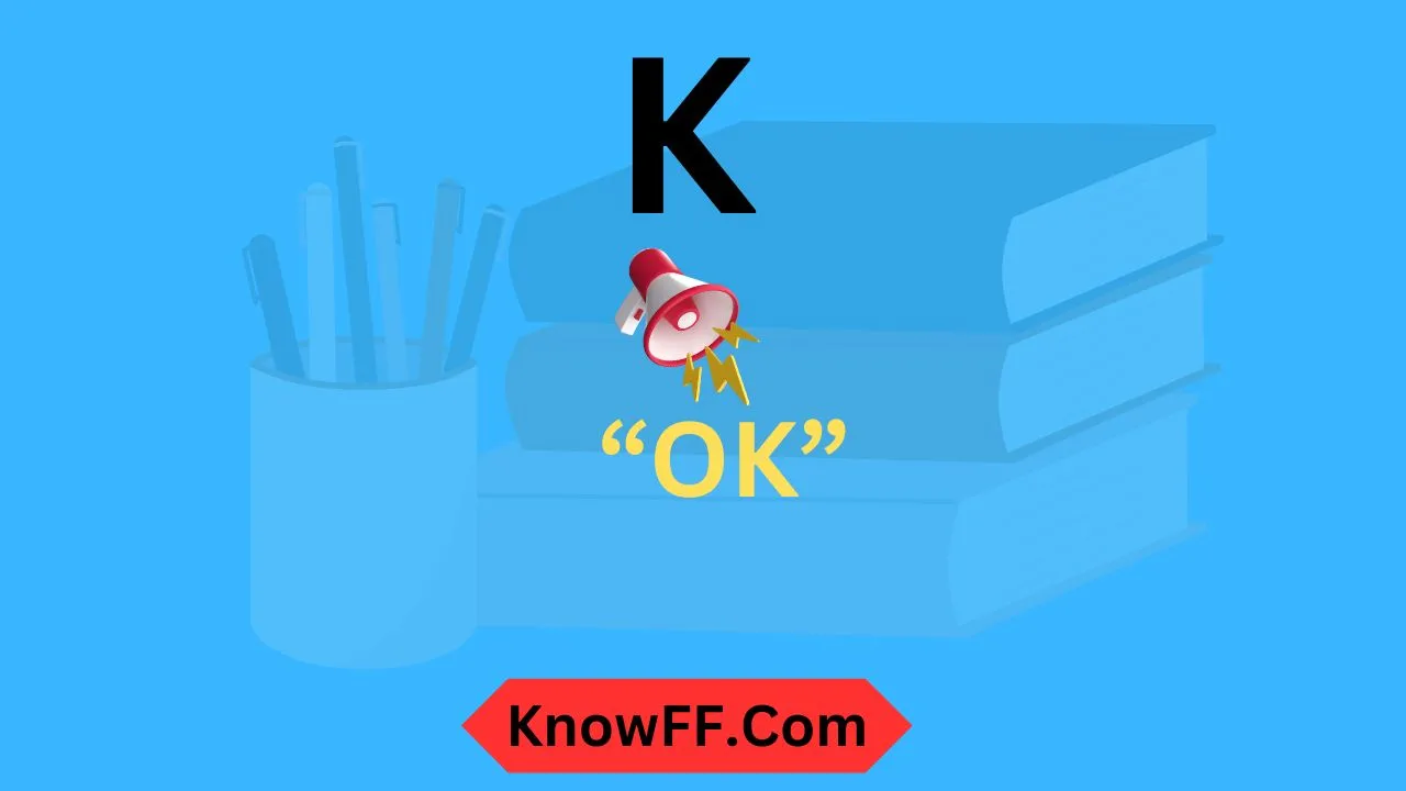 K Meaning in Text