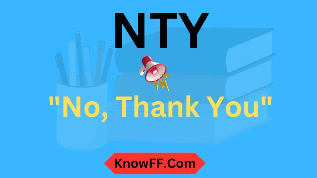 NTY Meaning in Text