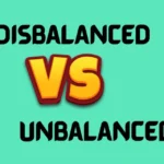 Disbalanced vs Unbalanced or Imbalanced