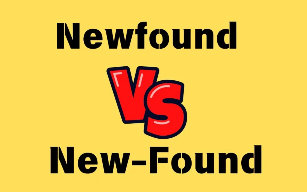 Newfound vs New-Found