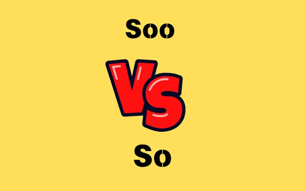Soo vs So
