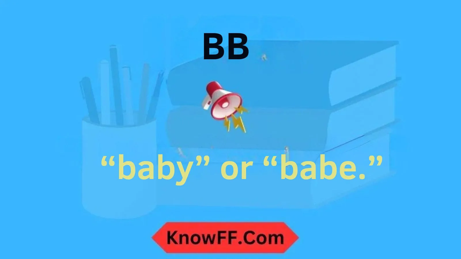 BB Meaning in Text