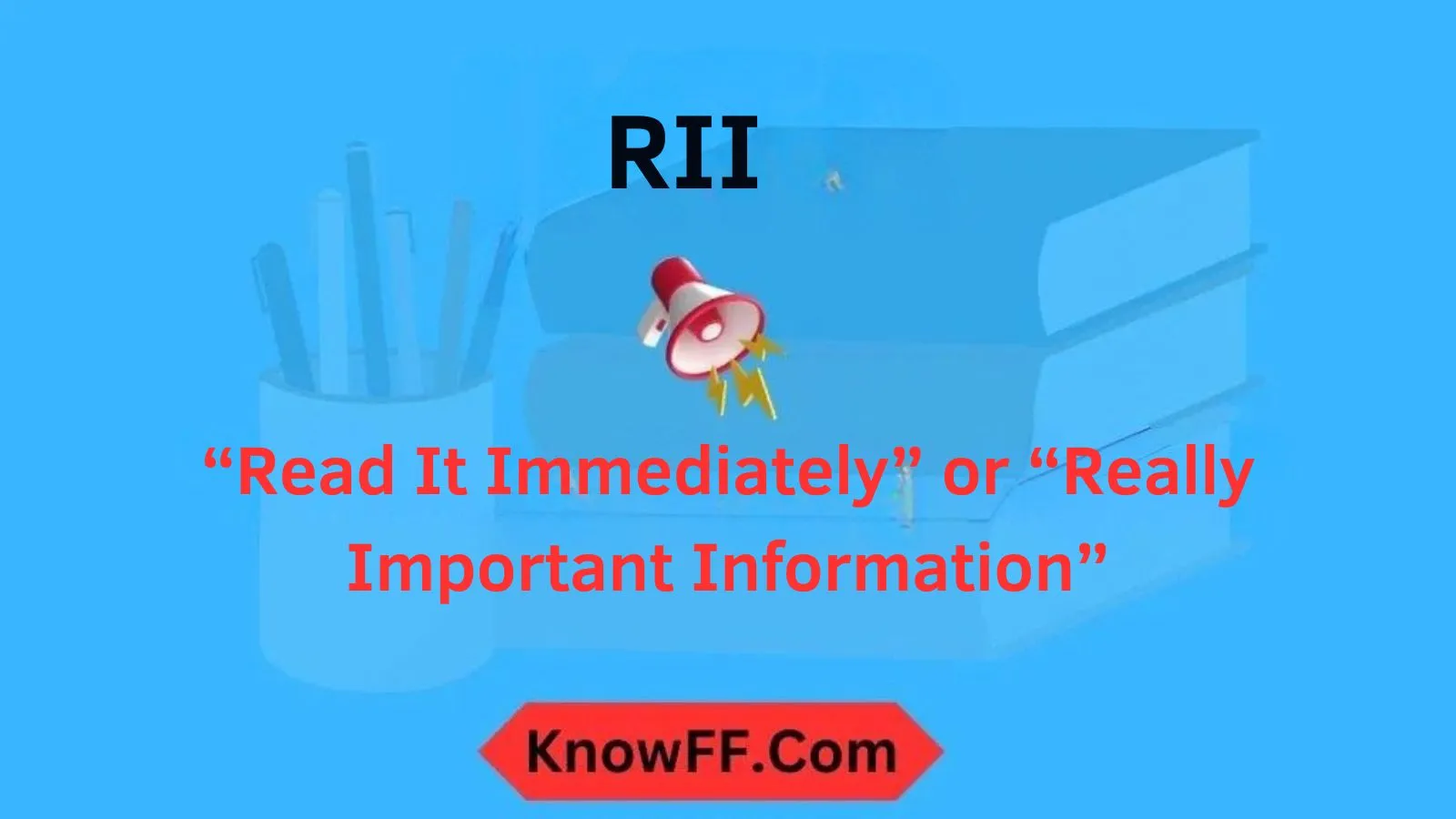 RII Meaning in Text
