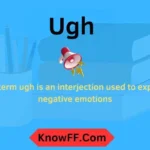 Ugh Meaning in Text