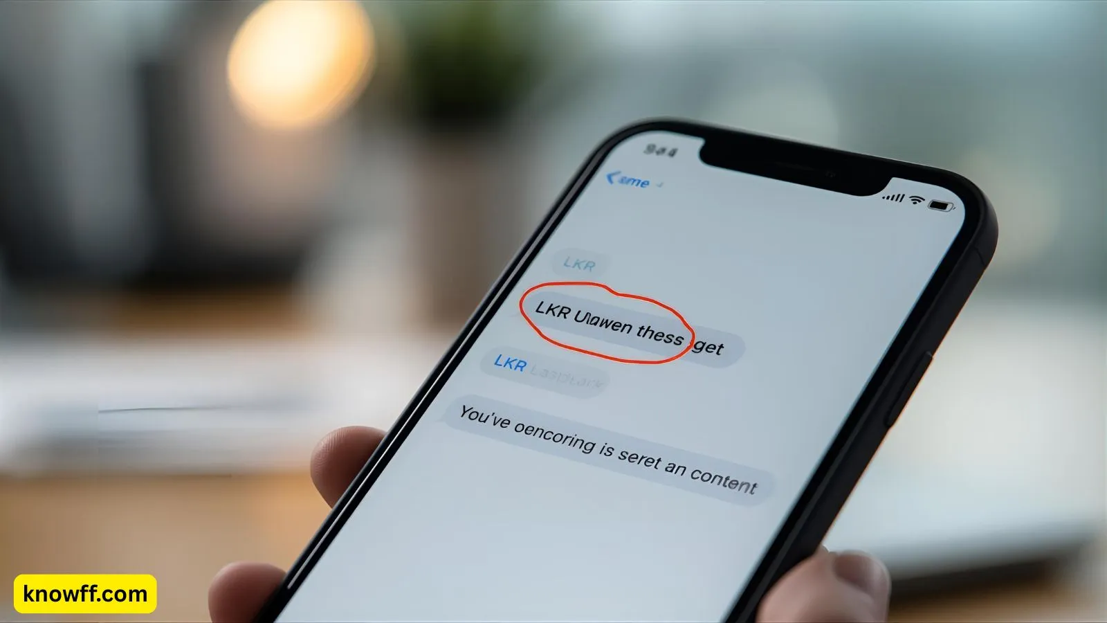 LKR Meaning in Text